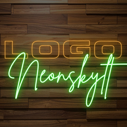 Neonskylt Logo - Anpassad efter dina önskemål