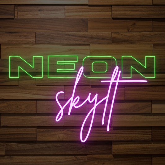 Custom Neonskylt - Gratis Designförslag