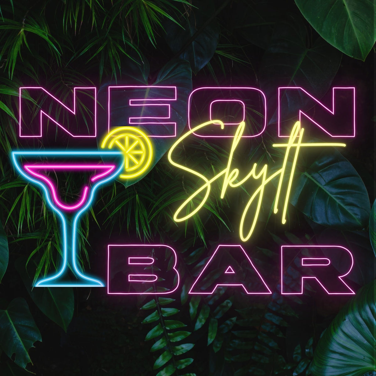 Egen Bar Neonskylt - Vi skapar en design anpassad för din bar!