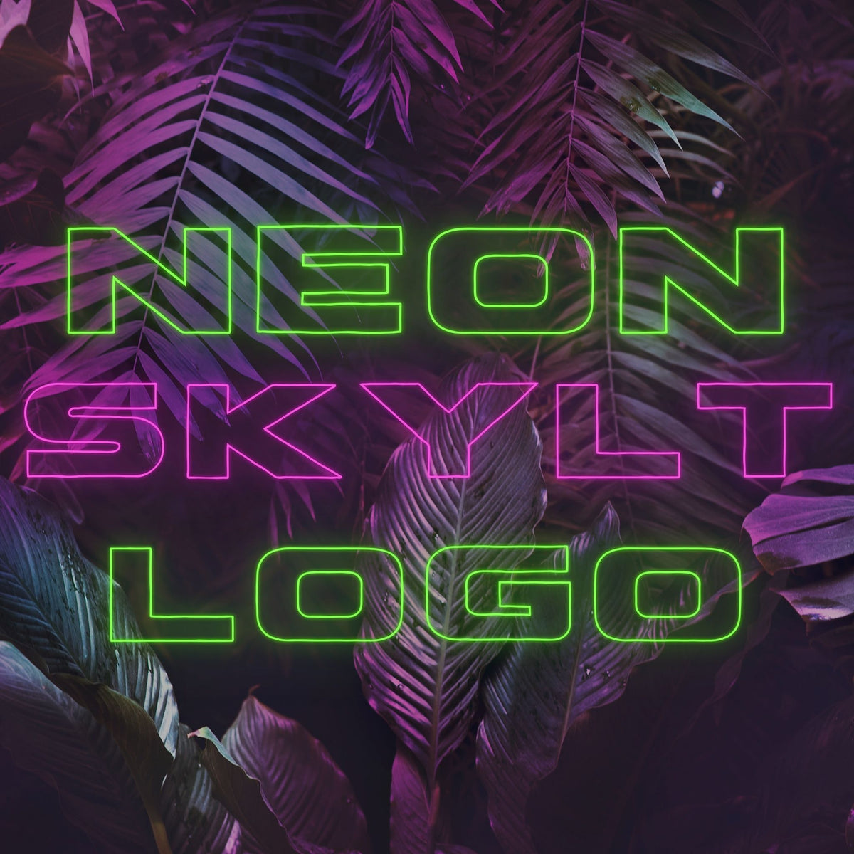 Neonskylt Logo - Skapa personlig Neonskylt med din logo!