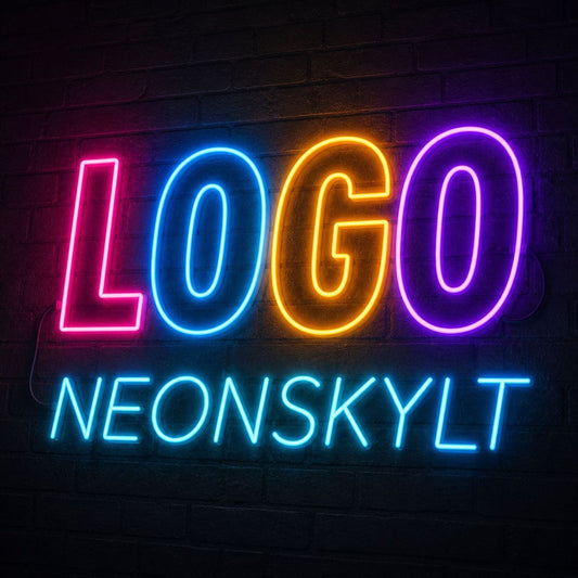 Din Logo Neonskylt - Custom Neonskylt efter din logo!