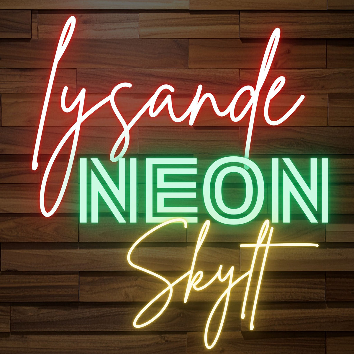 Neonskylt Logo - Med personlig design & ritning online
