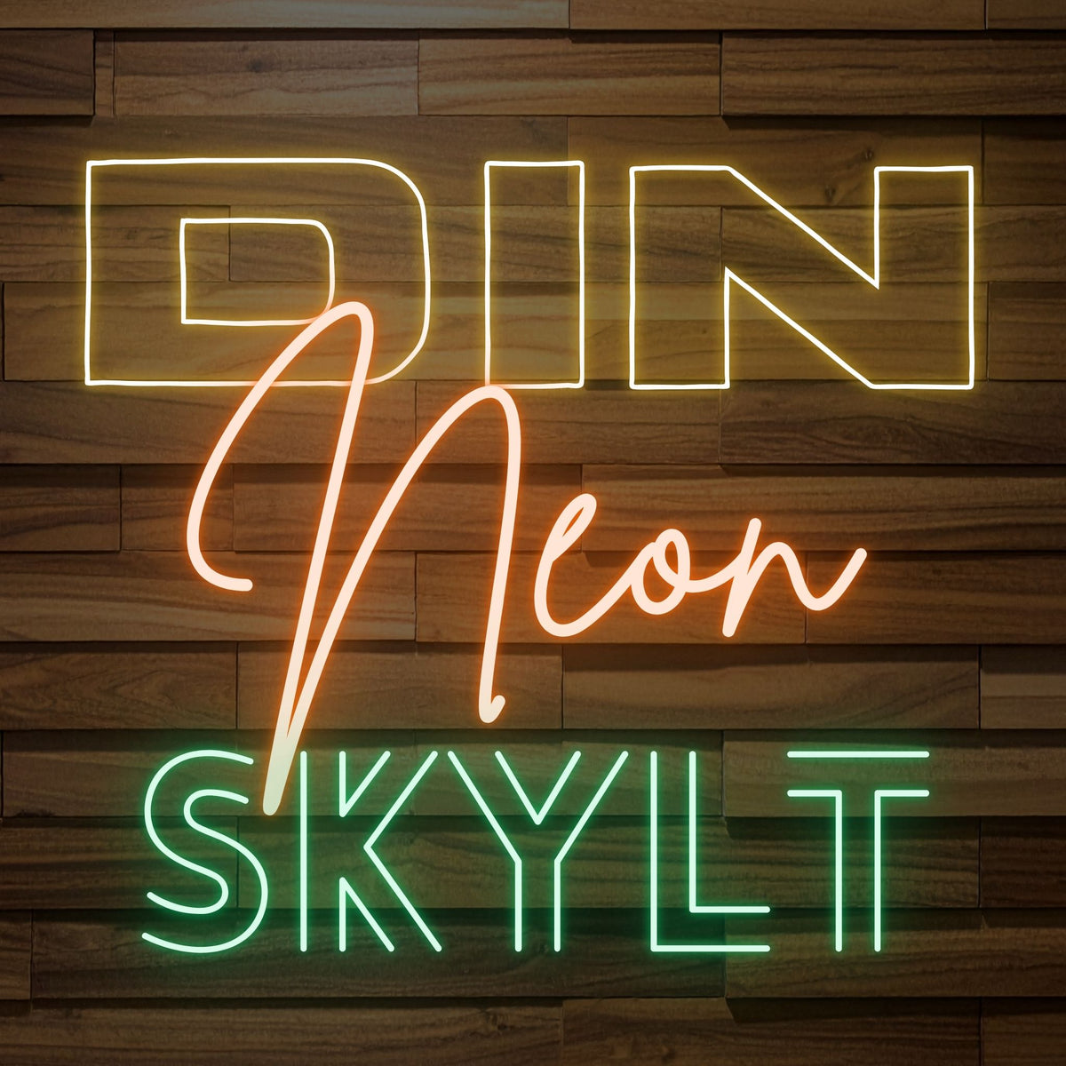 Neonskylt Logo - 10+ färger med personlig design och snabb offert utan kostnad