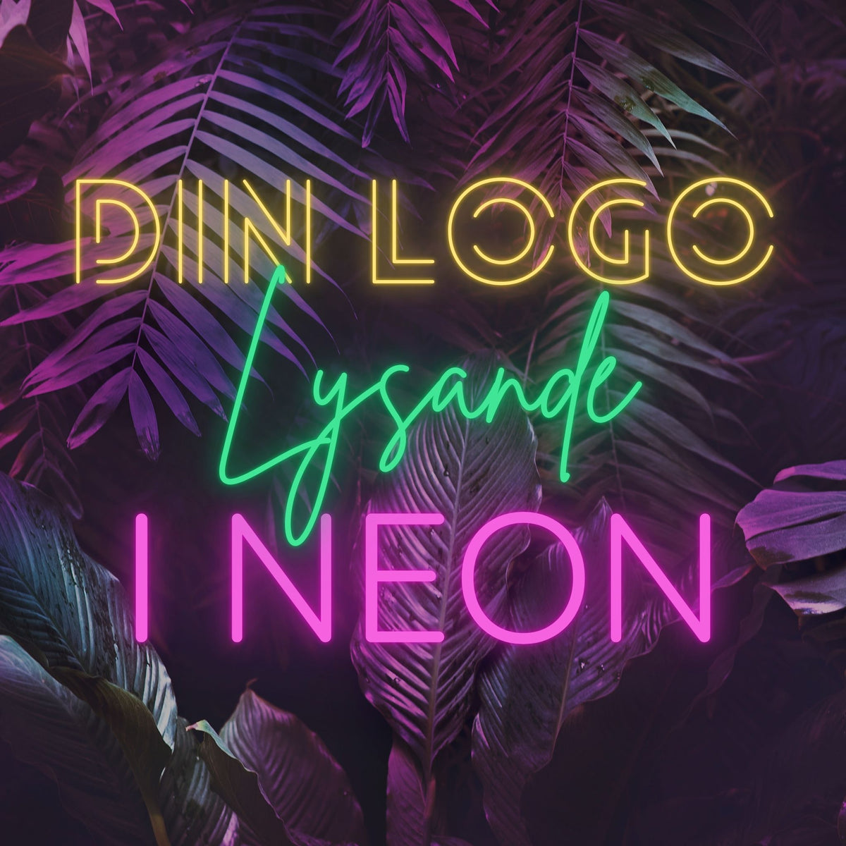 Neonskylt med din logo & få gratis offert inom 3 timmar!