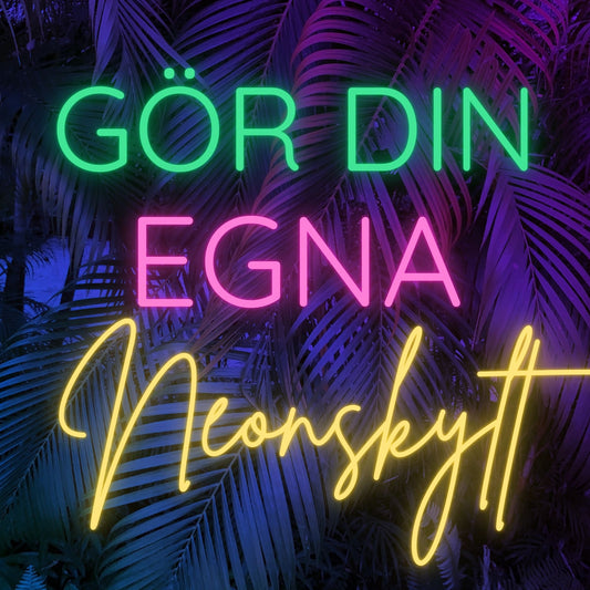 Neonskylt Logo -  Tillverkad efter din egen text eller företagslogo!
